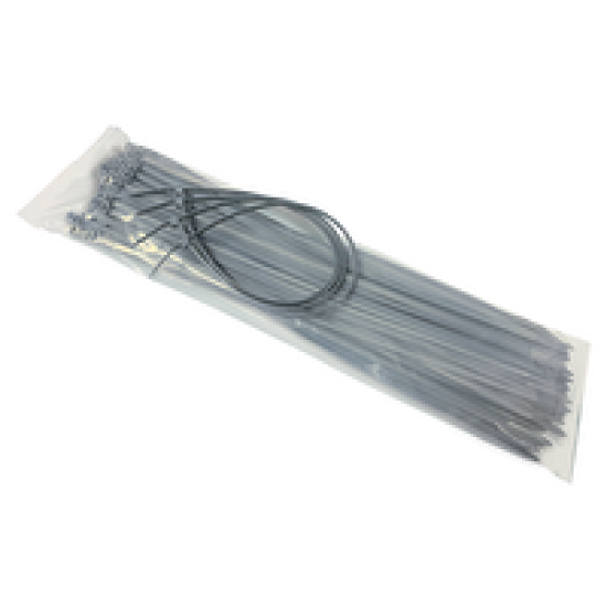 Showing image for Colour: Silver, Cable Tie Size: 4.8 x 370mm 100 Pack Colour: Silver, Cable Tie Size: 4.8 x 370mm 100 Pack Auto Electrical Consumables & Supplies image