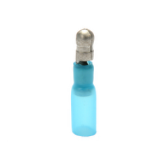 Male Bullet Terminals Size: 5mm, Colour: Blue, Pack Size: 100