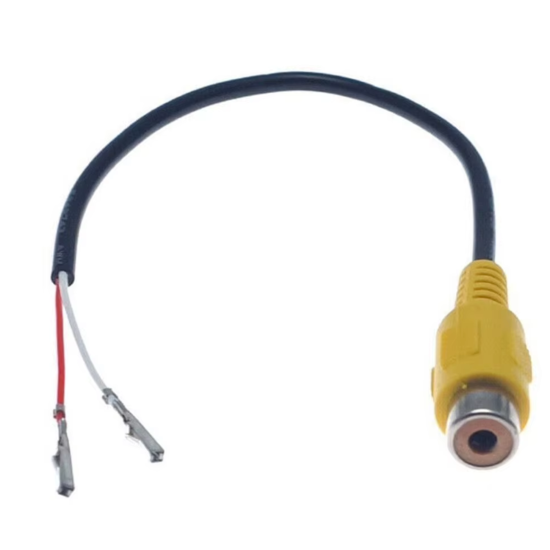 Reverse Camera Video Input Integration Cable  - Ford SYNC 2 - SYNC 3 - RCA - FOCUS - FIESTA  - KUGA - APIM