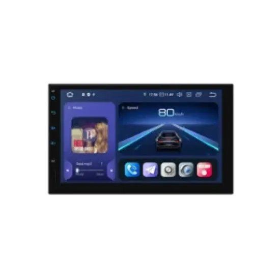 Double DIN | Qualcomm 665 | Android 14 | Octa Core | 8GB RAM & 256GB ROM | HDMI Output | TIQ742P image