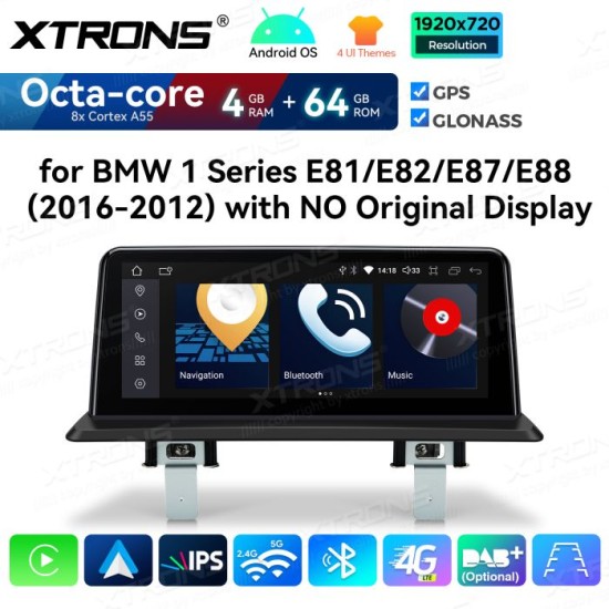 Showing image for For BMW E87 no original screen 10.25'' 1920x720 screen Android 8 Core 4+64 Car Stereo CP AA AE-4G For BMW E87 no original screen 10.25'' 1920x720 screen Android 8 Core 4+64 Car Stereo CP AA AE-4G Xtrons image