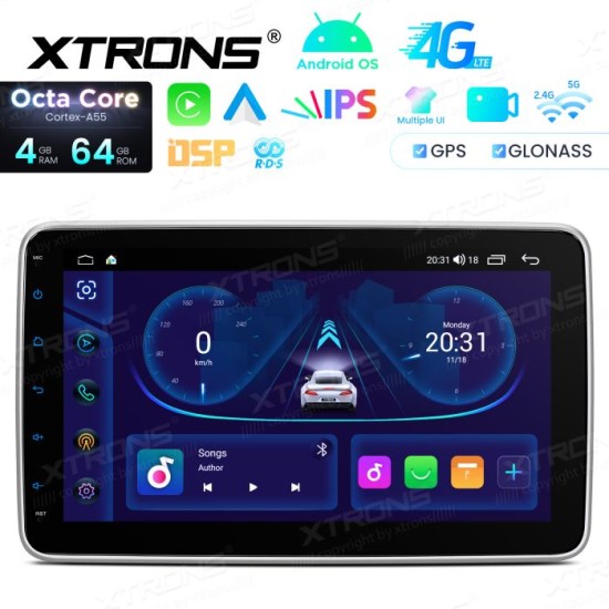 Showing image for Universal 10.1'' Double DIN Octa Core 4+64 Android car stereo with AE 4G wireless CP AA Universal 10.1'' Double DIN Octa Core 4+64 Android car stereo with AE 4G wireless CP AA image