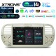 Upgrade 7'' Android 14 Car Stereo for Fiat 500 Cream Octa Core 4+64 Built-in AKM DSP,CP,AA 4G,gyroscope, compass image