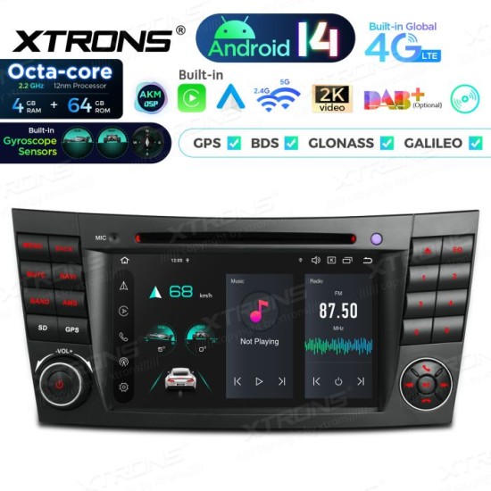 Showing image for Upgrade 7'' Android 14 Car Stereo for Mercedes BENZ w211 Octa Core 4+64 Built-in AKM DSP,CP,AA 4G, gyroscope, compass Upgrade 7'' Android 14 Car Stereo for Mercedes BENZ w211 Octa Core 4+64 Built-in AKM DSP,CP,AA 4G, gyroscope, compass image